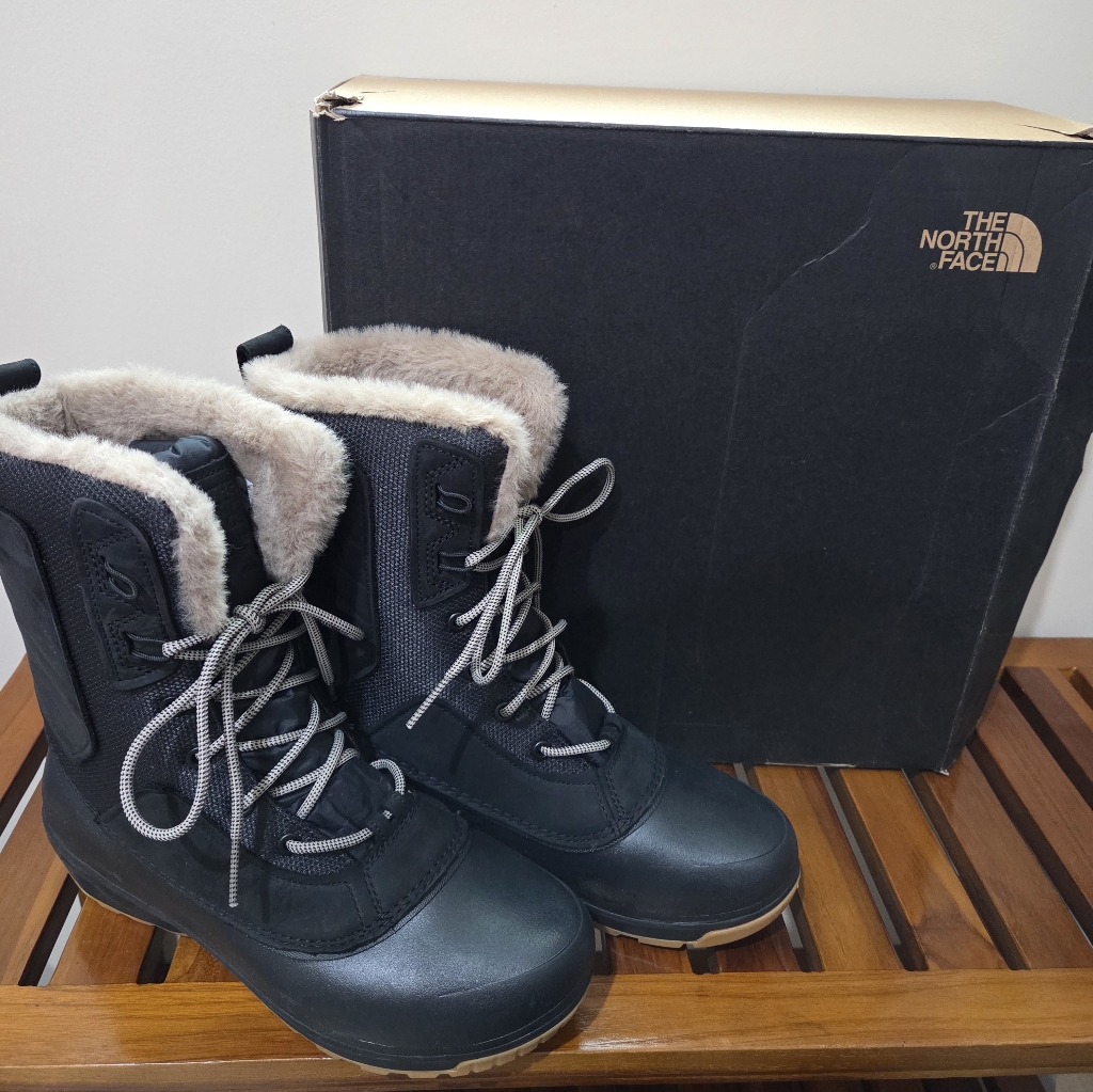 The North Face Black And Tan Winter Boots Sizes 6.5, 9